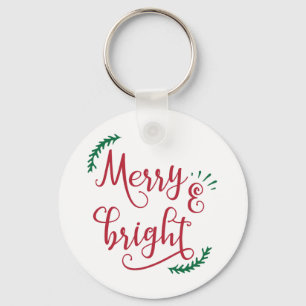vrolijke feestdag sleutelhanger