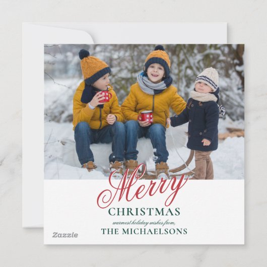 Vrolijke Feestdagen - Geloof Feestdagenkaart (Achterkant)