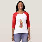 Vrolijke feestdagen! Love Kat T-shirt (Voorkant volledig)