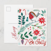 Vrolijke Feestdagen - Wees Vrolijk (Voorkant / Achterkant)