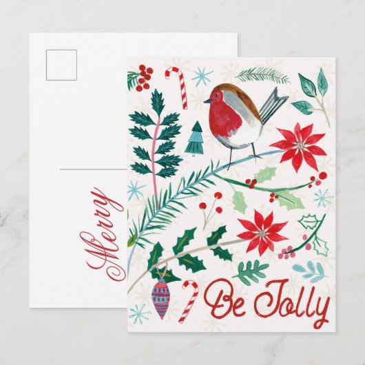 Vrolijke Feestdagen - Wees Vrolijk (Voorkant / Achterkant)