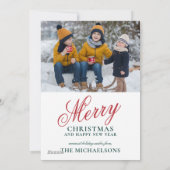 Vrolijke Feestdagen - Wees Vrolijk Feestdagenkaart (Achterkant)