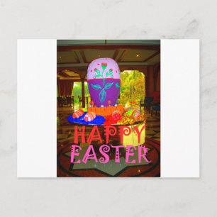 Vrolijke Feestelijke Lente Pasen Kleurrijke Eieren Feestdagenkaart