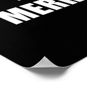 Vrolijke Fitmas, Grappige Kerstmis Sneeuwman Gym O Poster (Hoek)