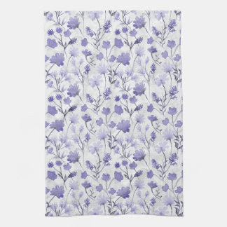 Vrolijke Flora Keukendoek - Lila Theedoek