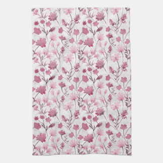 Vrolijke Flora Keukendoek - Roos Theedoek