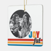 Vrolijke foto Kerstmis Ornament (Links)