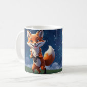 Vrolijke Fox Winter Mok (Voorkant links)