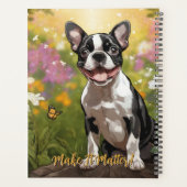 Vrolijke Franse Bulldog voor elk avontuur Planner (Achterkant)