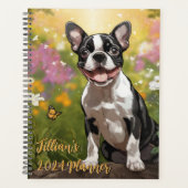 Vrolijke Franse Bulldog voor elk avontuur Planner (Voorkant)