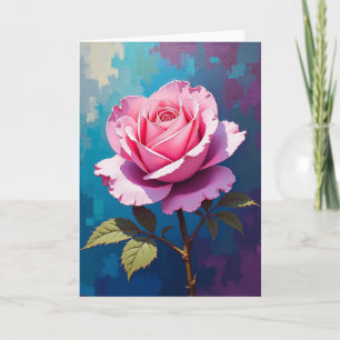 Vrolijke Fuchsia Bloem Kaart