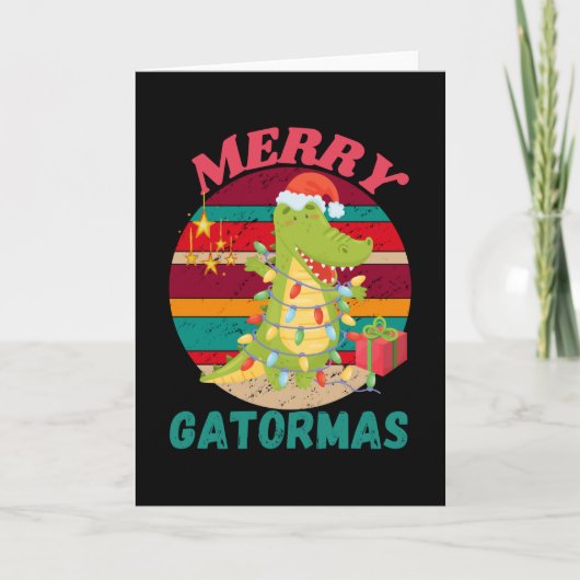 vrolijke gatormas kaart (Voorkant)