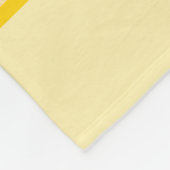 Vrolijke geel rode zon gezicht Kinder Patroon Fleece Deken (Hoek)