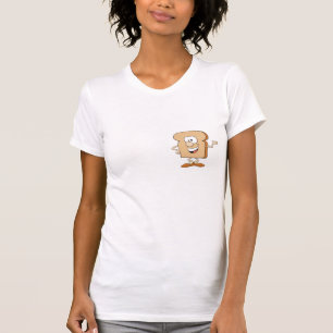 vrolijke gekke broodrooster cartoon t-shirt