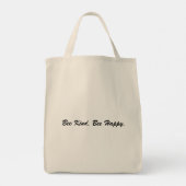 Vrolijke gele bij en zonnebloem tote bag (Achterkant)