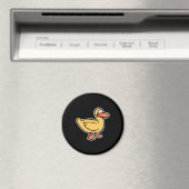 vrolijke gele eend magneet (Insitu (Vaatwasser))