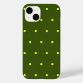 Vrolijke gele stippen Case-Mate iPhone case (Achterkant)