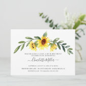 Vrolijke Gele Zonnebloem Verjaardagsfeest Kaart (Staand voorkant)