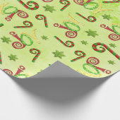 Vrolijke gelegenheden Whimsey GREEN ALL PURPOSE Cadeaupapier (Hoek)