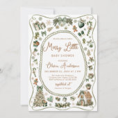 Vrolijke geslacht neutrale babyshower kaart (Voorkant)