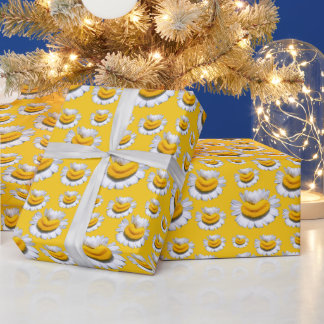 Vrolijke Glimlachen Van Kamille Cadeaupapier