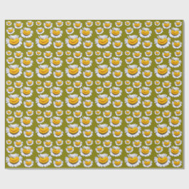 Vrolijke Glimlachen Van Kamille Cadeaupapier