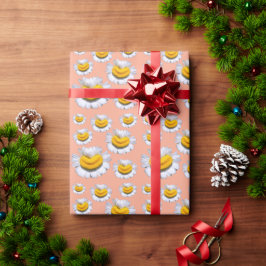 Vrolijke Glimlachen Van Kamille Cadeaupapier