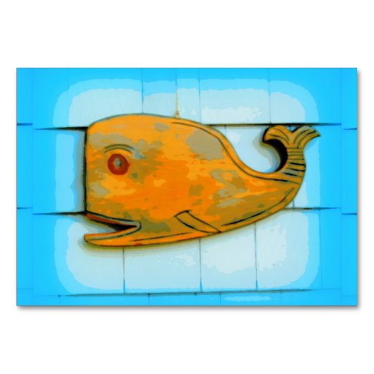 vrolijke glimlachende walvis kaart (Voorkant)