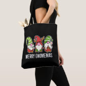 Vrolijke Gnomemas Kerstmis Decorator Gift Tote Bag (Dichtbij)