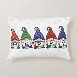 Vrolijke Gnomen Accent Kussen