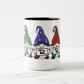 Vrolijke Gnomen Tweekleurige Koffiemok (Center)