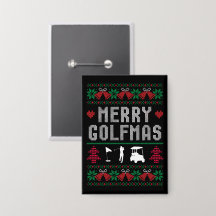 Vrolijke Golfmas Golf Golfen Golfer Lelijke Kerst