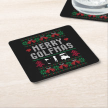 Vrolijke Golfmas Golf Golfen Golfer Lelijke Kerst
