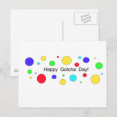 Vrolijke Gotcha Dag! Briefkaart (Voorkant / Achterkant)