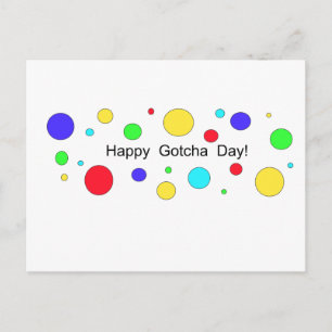 Vrolijke Gotcha Dag! Briefkaart