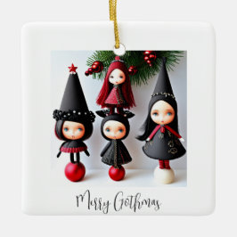 "Vrolijke Gothmas" Keramisch Ornament