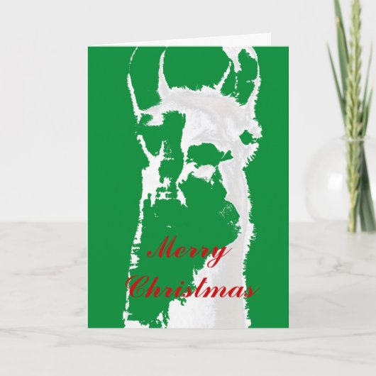 Vrolijke grappige Kerstmis van de Wensen Graphhic Feestdagen Kaart (Voorkant)