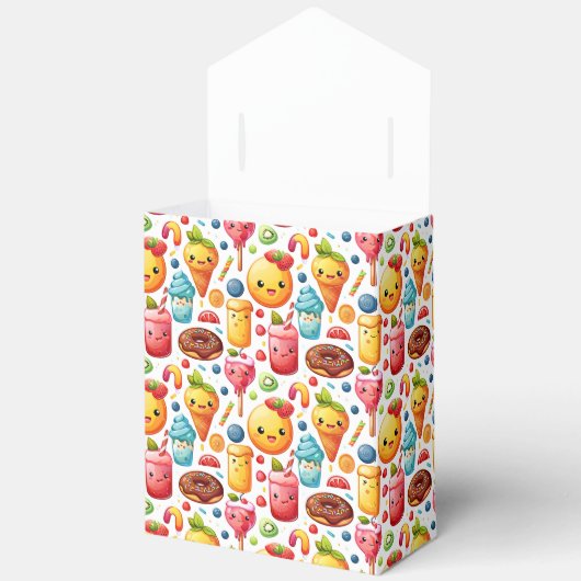 Vrolijke grappige schattige snoepjes bedankdoosjes (Open)