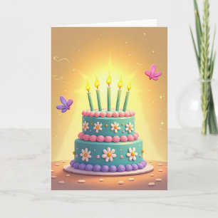 Vrolijke Gril Cake Kaart