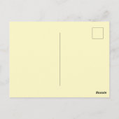 Vrolijke grillige HAPPY NEW YEAR Handlettering Briefkaart (Achterkant)