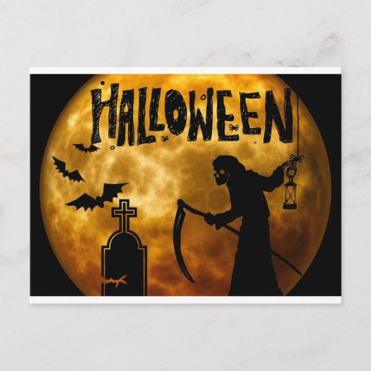 vrolijke halloween briefkaart (Voorkant)