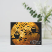 vrolijke halloween briefkaart (Staand voorkant)