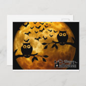 vrolijke halloween briefkaart (Voorkant / Achterkant)