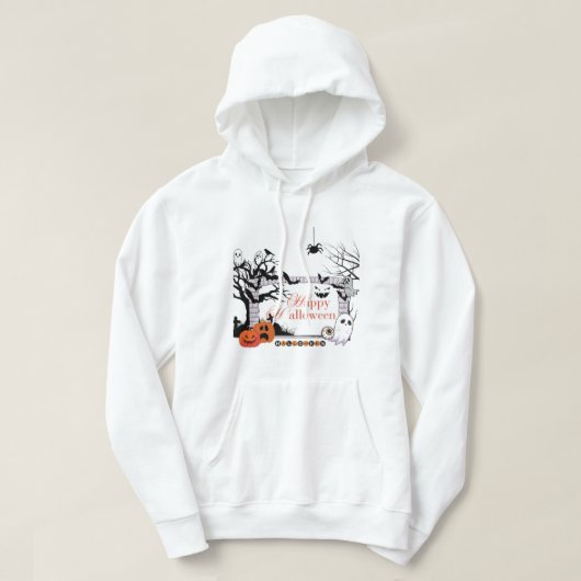 vrolijke halloween hoodie (Design voorkant)