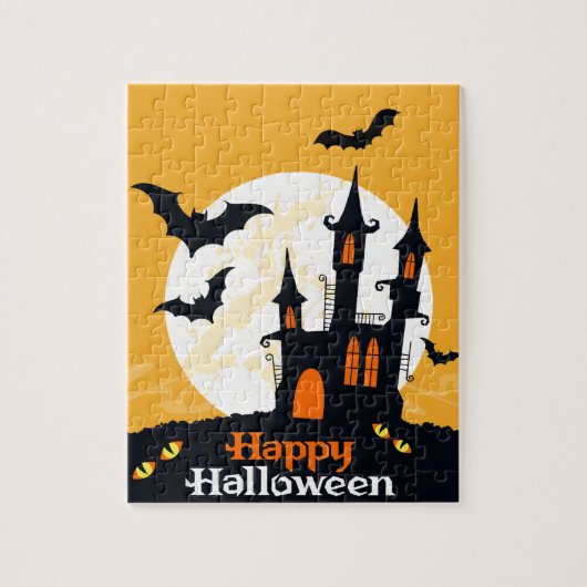 vrolijke halloween legpuzzel (Verticaal)
