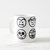 vrolijke halloween mok (Voorkant links)