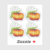 Vrolijke Halloween Pompoen Vinyl Gesneden sticker (Vel)