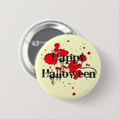 vrolijke halloween ronde button 5,7 cm (Voorkant /achterkant)