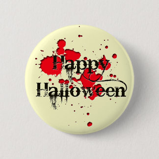 vrolijke halloween ronde button 5,7 cm