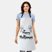vrolijke halloween schort (Gedragen)